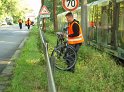 VU Radfahrer Strab Koeln Duennwald Berlinerstr Duennwalder Mauspfad P76